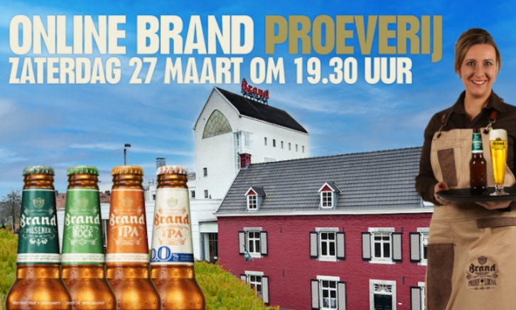 Online Brand bierproeverij